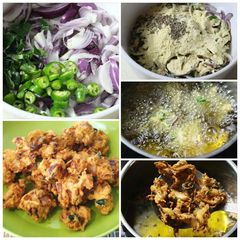 A picture of Onion Pakoda.