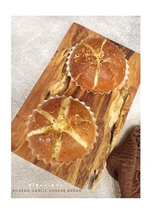 Foto resep Korean garlic cheese bun