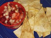 A picture of raspberry preserves