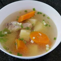 A picture of ABC chicken soup #chinesecooking 鸡汤.