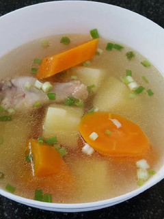 A picture of ABC chicken soup #chinesecooking 鸡汤.