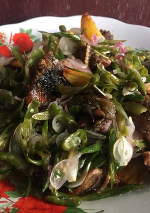 Foto resep Belut goreng cabe hijau iris