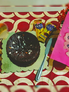 A picture of Chocolate Biscuit Cake / bourbon biscuit cake.
