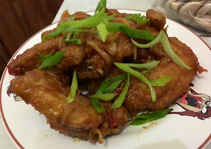 Langkah Mudah untuk Menyiapkan Dakgangjeong (Korean Spicy Chicken Wings) Ala Homemade Anti Gagal