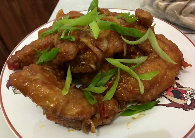 Dakgangjeong (Korean Spicy Chicken Wings) Ala Homemade