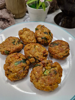Foto resep Perkedel Oncom Merah