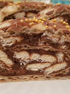 Csokis-kekszes ostyarùd recept fotója