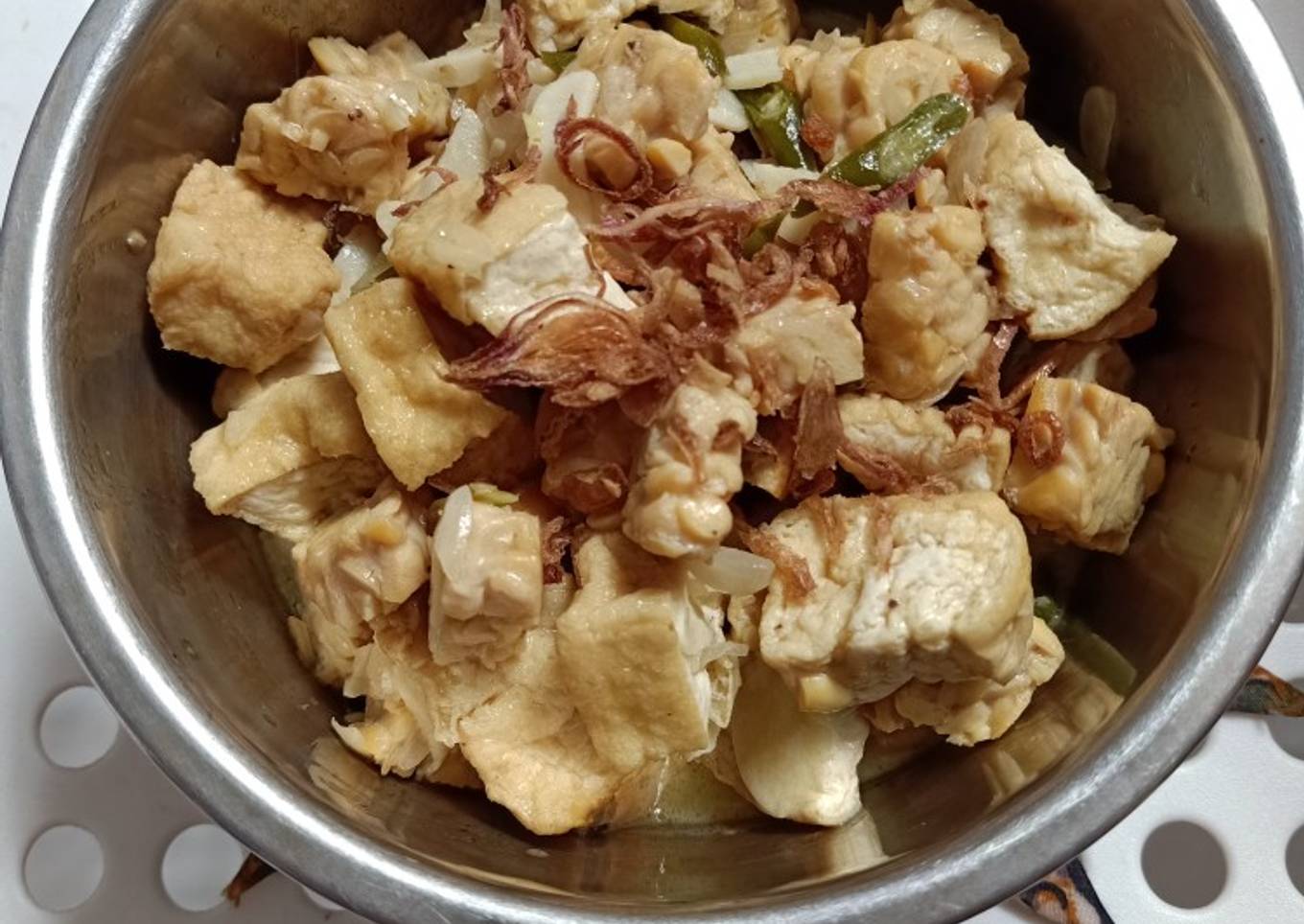 Jangan lombok tahu tempe