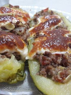 Una foto de Zucchinis rellenos