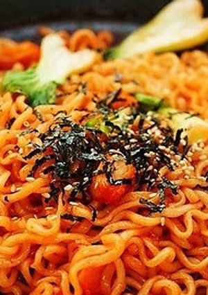 Foto resep Mie gebyar pedas