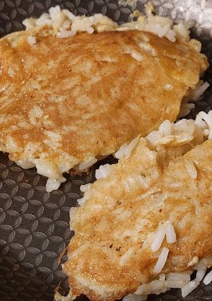 Una foto de Bocaditos de Arroz y Huevo Sobrante