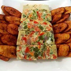 A picture of Steamed omelette.