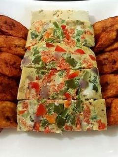 A picture of Steamed omelette.
