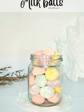 Cara Mudah Membikin Resep Rainbow Milk Balls (Bola Susu Pelangi) yang Enak Banget Anti Ribet, Menggugah Selera