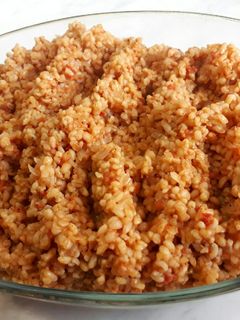 صورة لوصفة برغل ببندورة