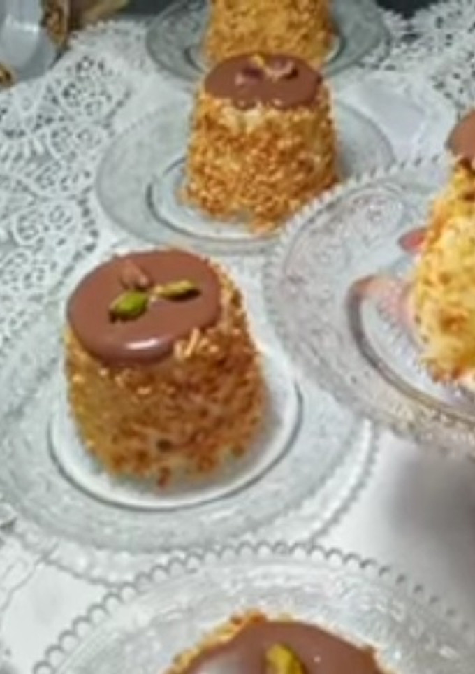 صورة لوصفة تحلية بنينة واقتصادية 😘🤤 لكل محبي الشوكولاتة 🍫🍫