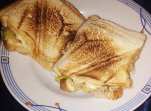 Una foto de Un rico sándwich