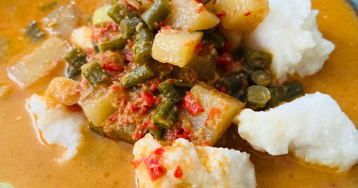 Sayur kacang betawi (ketupat sayur betawi)
