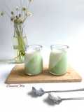 Puding milky matcha