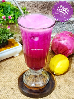 Foto resep Juice Naga Lemon (Juice Lemonade Dragon)