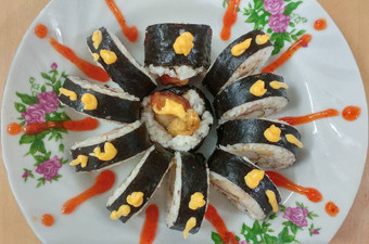 Resep Healthy Spider Flaxseed Sushi Roll (Nasi Gulung Laba Laba), Enak Banget