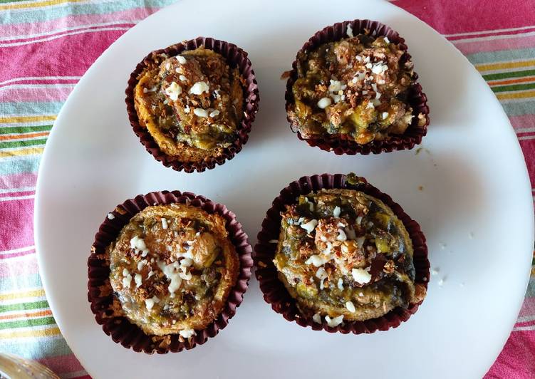 Simple Way to Prepare Perfect Backed Spinach cheese corn muffins