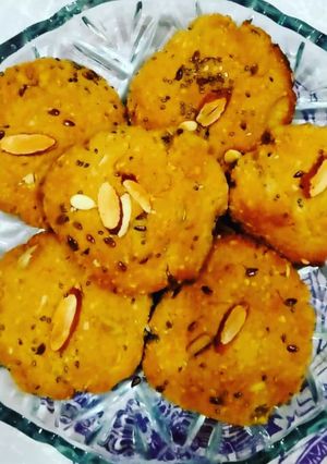 A picture of Oats Jaggery Cookies.