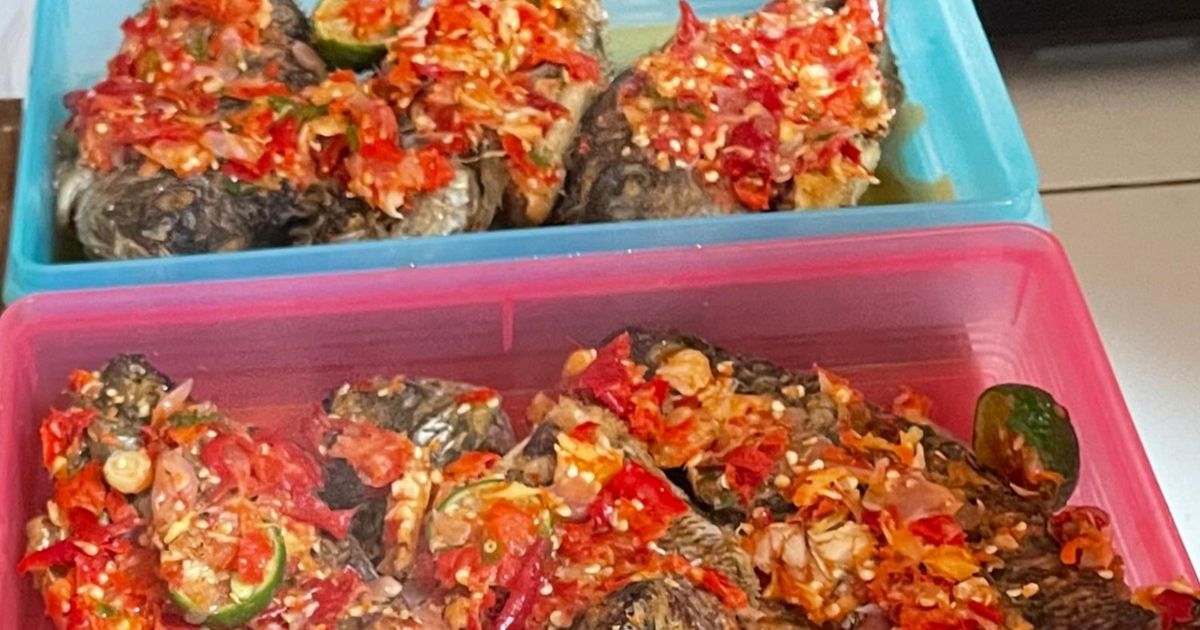 Pecak ikan nila ala betawi