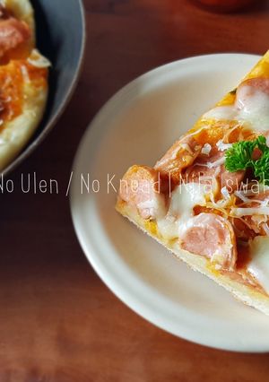 Foto resep Pizza Tanpa Ulen/Knead (Teflon dan Oven)
