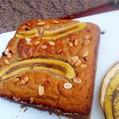 A picture of Banana bread #4weeksChallenge.