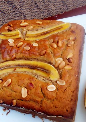 A picture of Banana bread #4weeksChallenge.