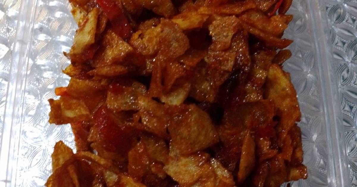 Resep Kering Kentang Pedas Manis Oleh Bunda Yara Cookpad