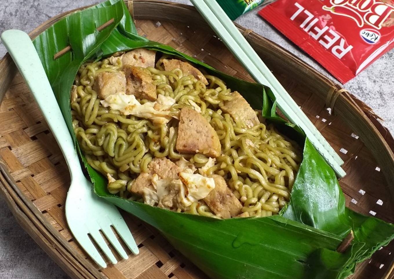 Mie goreng bakar