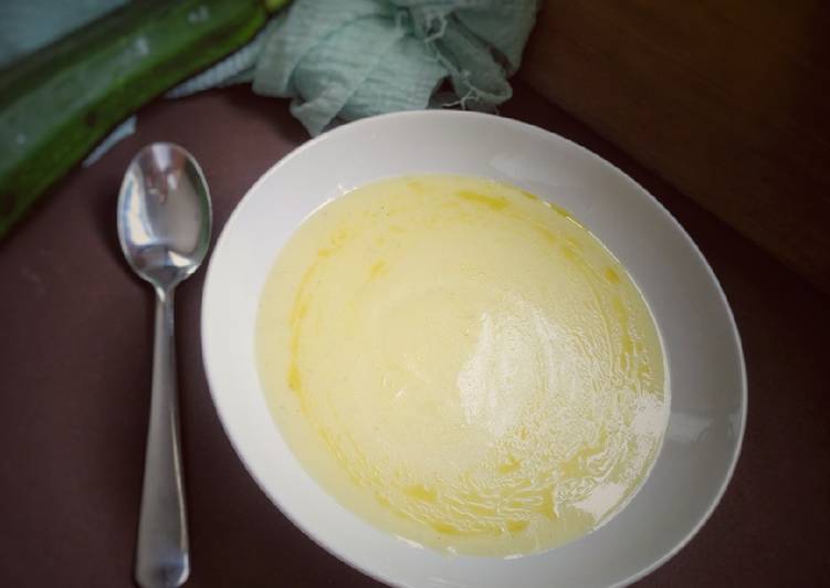 Crema de calabacín con MC