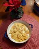 Camarones en Crema de Leche y Curry