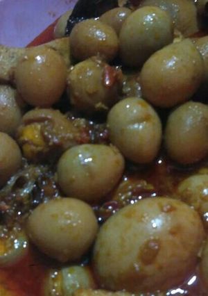 Foto resep Telur puyuh semur kecap tahu