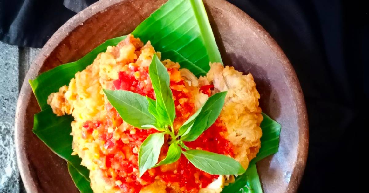 Resep Ayam Geprek Sambal Kencur Oleh Widjie Astuti Cookpad