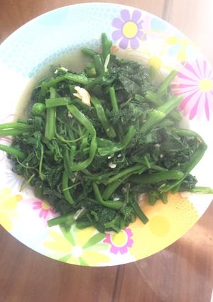Hình của món Rau bí xào tỏi.