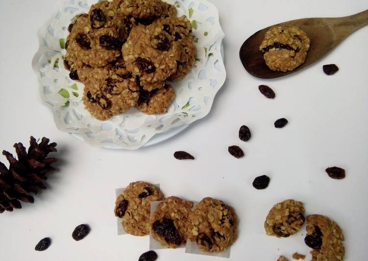 Bagaimana Menyiapkan Crunchy Oatmeal Cookies, Sempurna