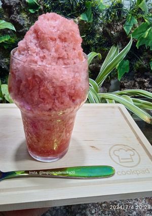 Une photo de Granité de pastèque 🍉