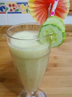 Una foto de Zumo refrescante de melón