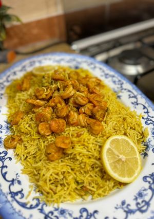 صورة لوصفة كبسة جمبري 🍤