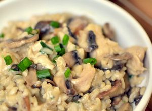 Foto principal de Risotto de pollo con champiñones