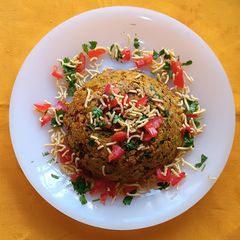 A picture of Fiber Rich Oats Masala Upma.