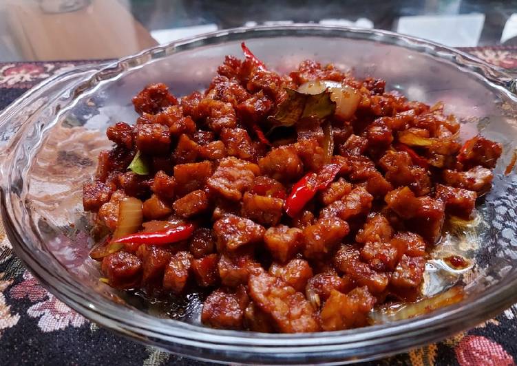 Tempe orek pedas manis