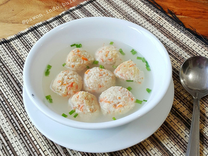 Resep Oatmeal Chicken Meatball (Bakso Ayam-Oatmeal) yang Menggugah Selera