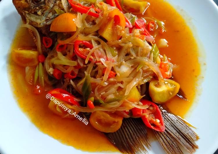 Resep Gurame Saus Pedas Manis Yang Enak Banget Aneka Resep Memasak