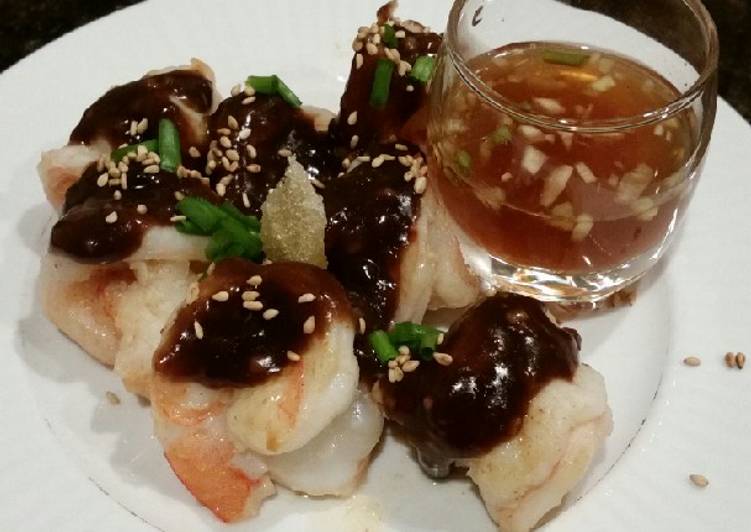 Recipe of Any-night-of-the-week Brad&#39;s prawns in black bean and lemongrass sauce