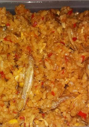 Foto resep Nasgor ikan teri asin