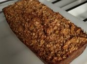 Una foto de budín de avena y miel